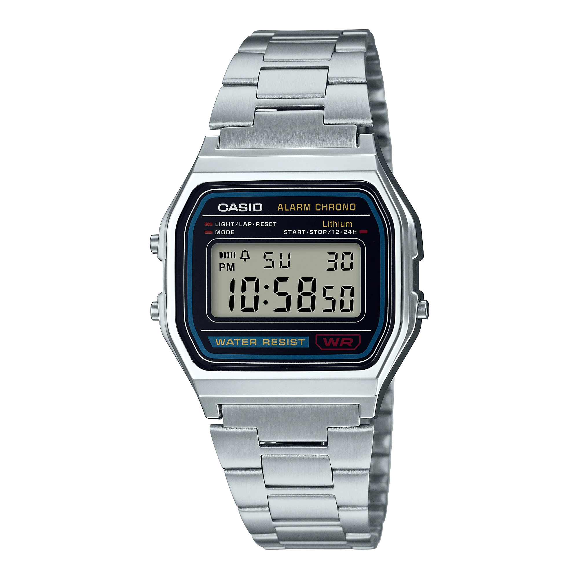 Men Casio Vintage A158WA-1 Watch 4