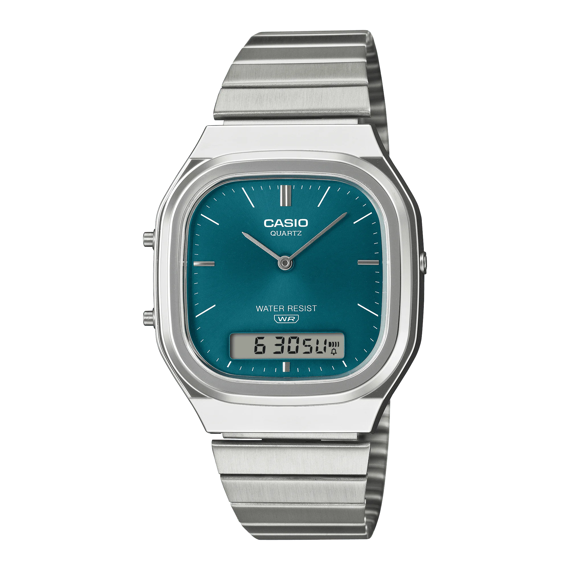 Men Casio Vintage AQ-240E-3A Green Watch 4
