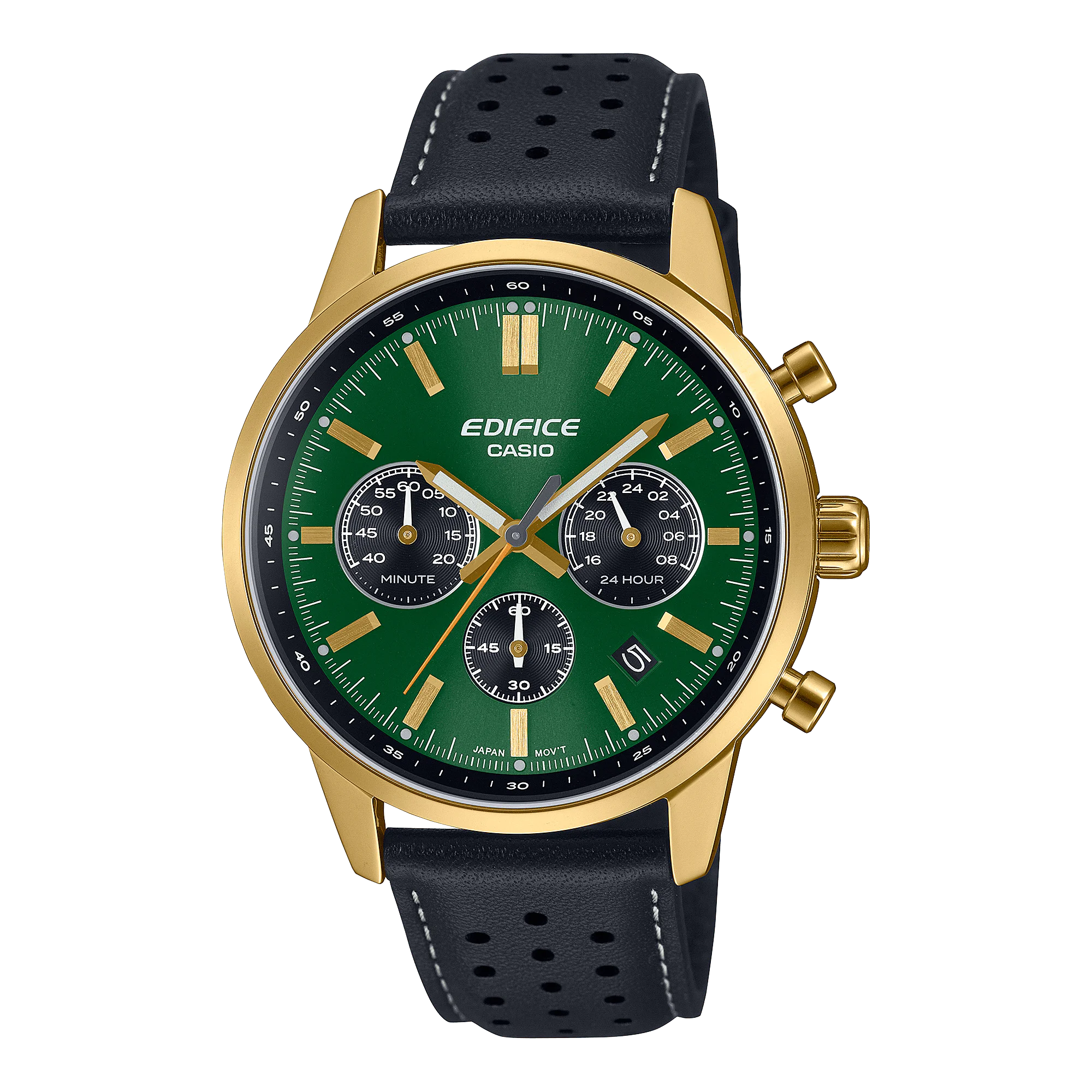 Edifice Casio Edifice EFR-575CL-3A Green Stainless Steel Men’s Watch Price in Pakistan- Gharriwala 4 Edifice Casio Edifice EFR-575CL-3A Green Stainless Steel Men’s Watch 4