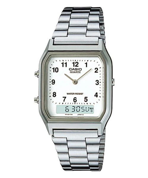 Men Casio Vintage AQ-230GG-9A 29.8mm Quartz Unisex Watch Price in Pakistan- Gharriwala 5 Men Casio Vintage AQ-230GG-9A 29.8mm Quartz Unisex Watch 5