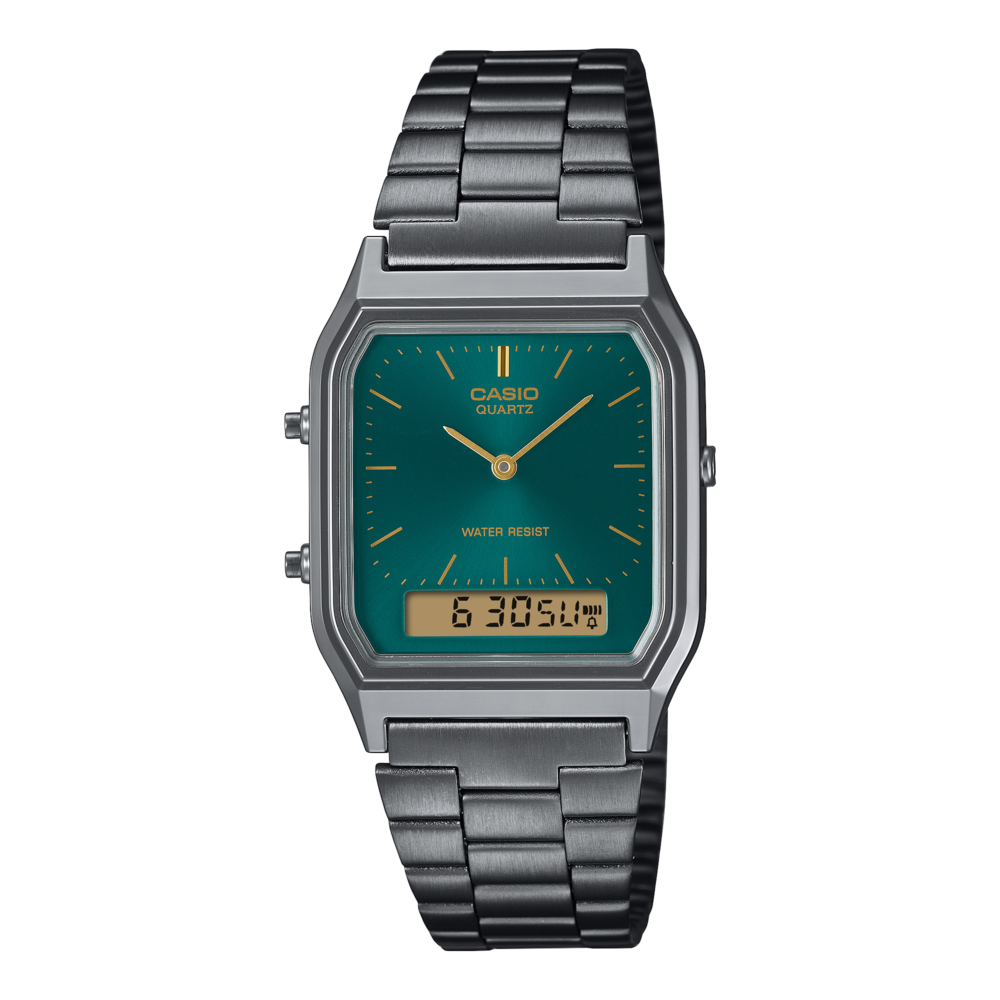 Men Casio Vintage AQ-230GG-2A Blue 29.8mm Quartz Unisex Watch Price in Pakistan- Gharriwala 10 Men Casio Vintage AQ-230GG-2A Blue 29.8mm Quartz Unisex Watch 10