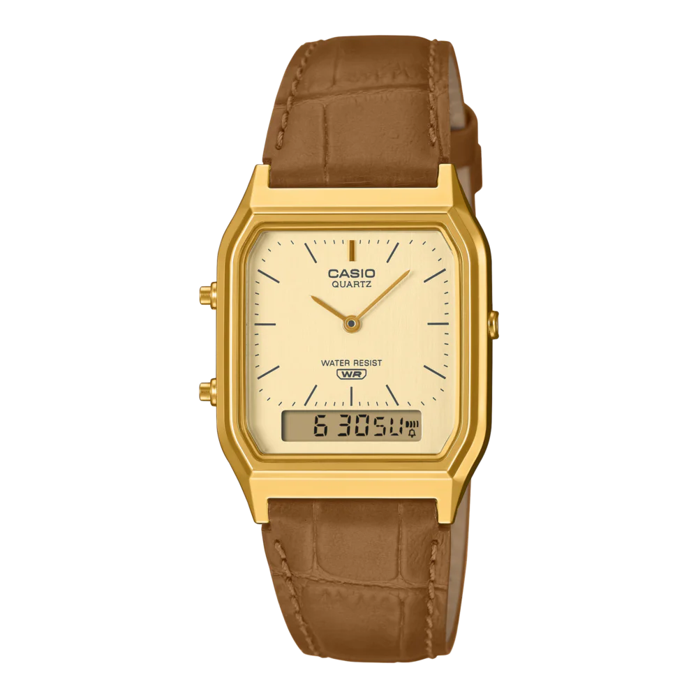 Men Casio Vintage AQ-230GG-9A 29.8mm Quartz Unisex Watch Price in Pakistan- Gharriwala 11 Men Casio Vintage AQ-230GG-9A 29.8mm Quartz Unisex Watch 11