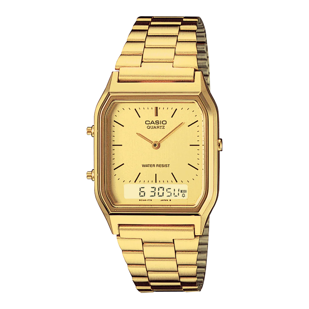 Men Casio Vintage AQ-230GG-9A 29.8mm Quartz Unisex Watch Price in Pakistan- Gharriwala 6 Men Casio Vintage AQ-230GG-9A 29.8mm Quartz Unisex Watch 6