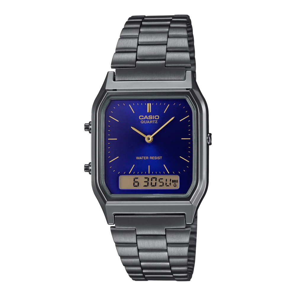 Men Casio Vintage AQ-230GG-9A 29.8mm Quartz Unisex Watch Price in Pakistan- Gharriwala 9 Men Casio Vintage AQ-230GG-9A 29.8mm Quartz Unisex Watch 9