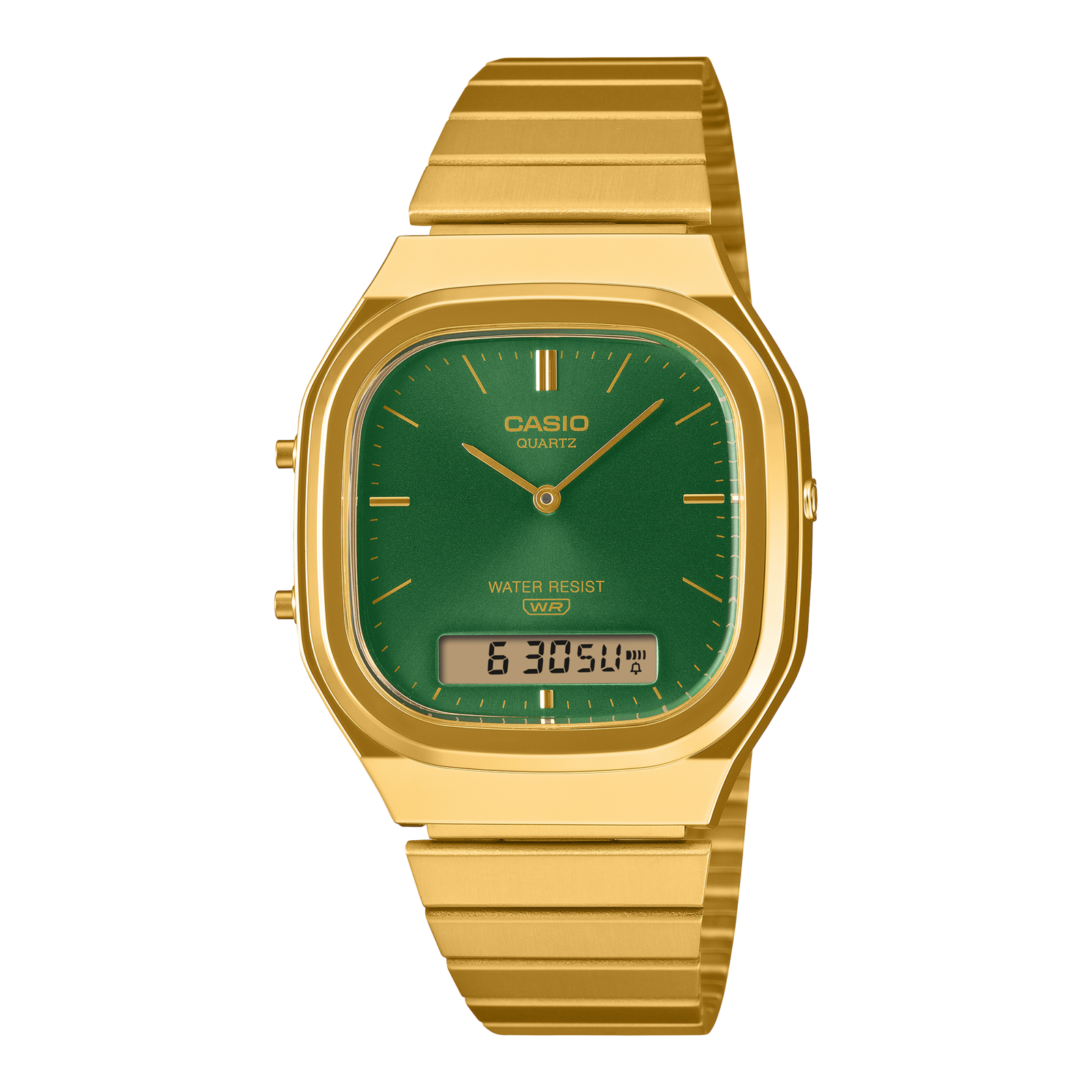 Men Casio Vintage AQ-240EG-3A Green 35.8mm Quartz Unisex Watch Price in Pakistan- Gharriwala 4 Men Casio Vintage AQ-240EG-3A Green 35.8mm Quartz Unisex Watch 4