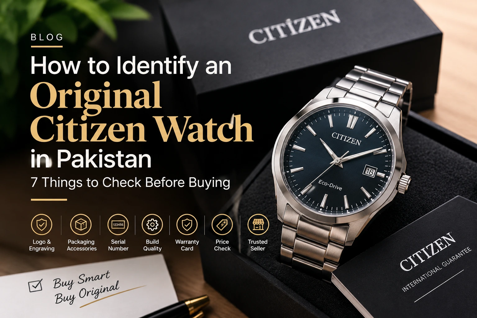 Citizen watch original vs Fake
